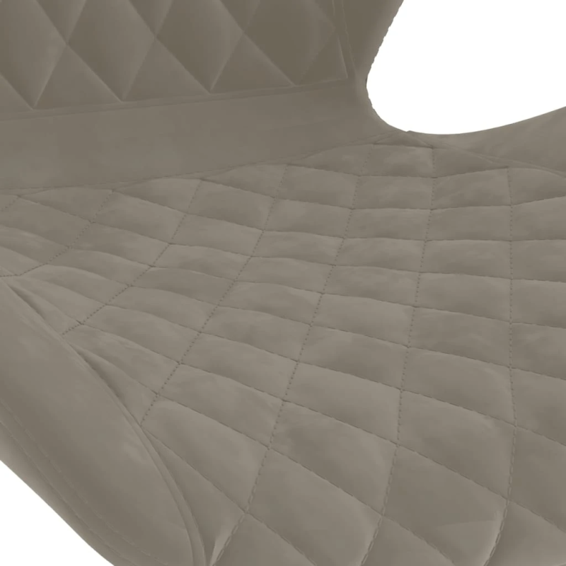 vidaXL bāra krēsli, 2 gab., gaiši pelēks samts