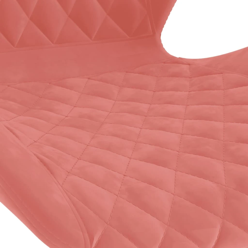 vidaXL bāra krēsli, 2 gab., rozā samts