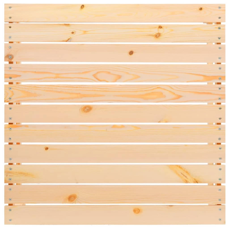 vidaXL dārza soli ar matračiem, 2 gab., priedes masīvkoks