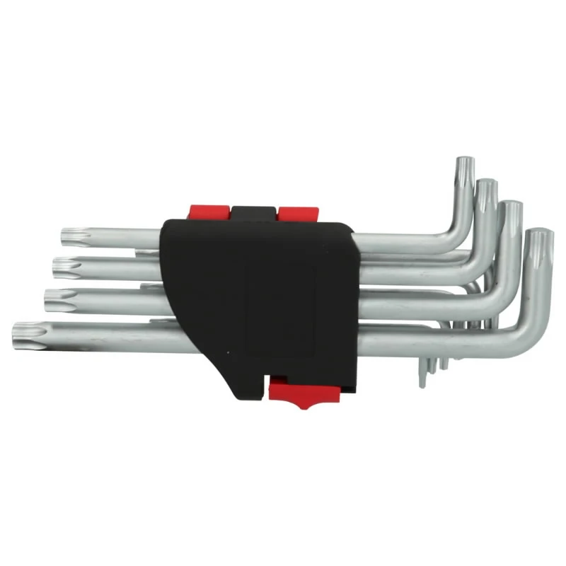 L-Torx komplekts, garš, T8-T50, 10 gab., KS Tools