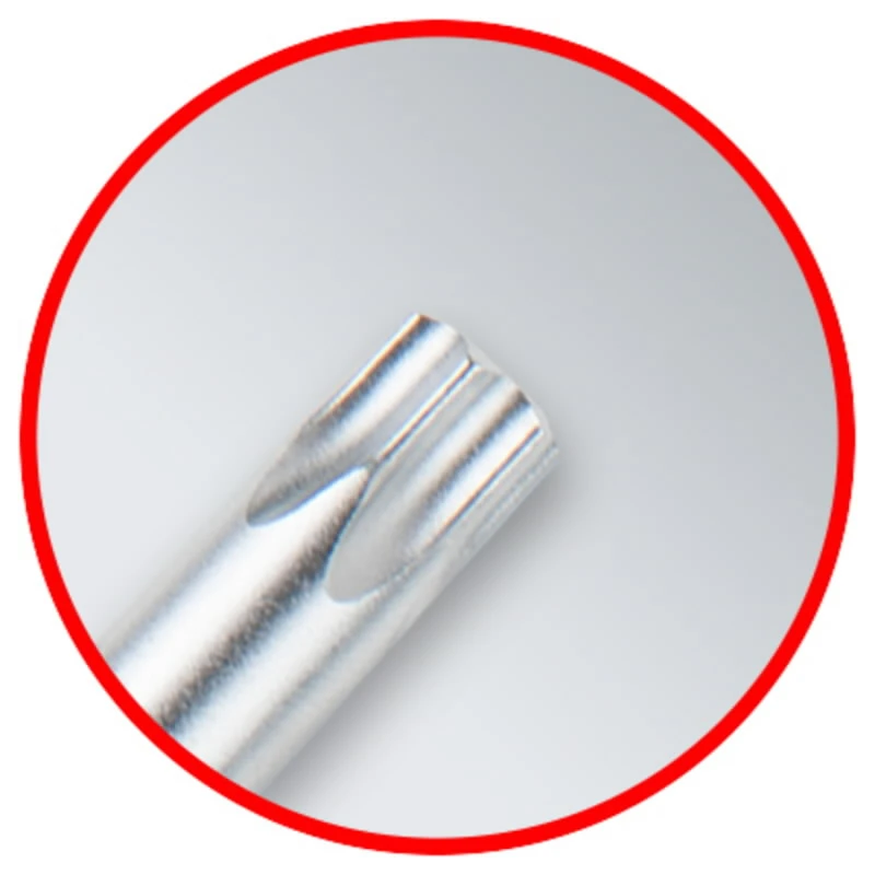 L-Torx komplekts, garš, T8-T50, 10 gab., KS Tools