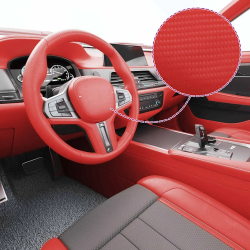 vidaXL automašīnu plēves, 2 gab., 4D, sarkanas, 100x150 cm