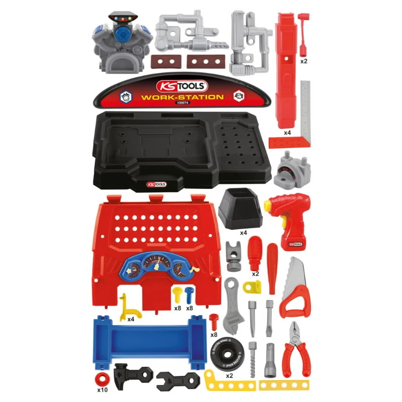 KSTOOLS darba stacija bērniem, KS Tools