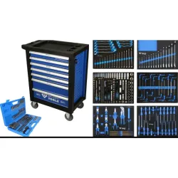 Tool cabinet with 7 drawers and 473 premium tools, Brilliant Tools