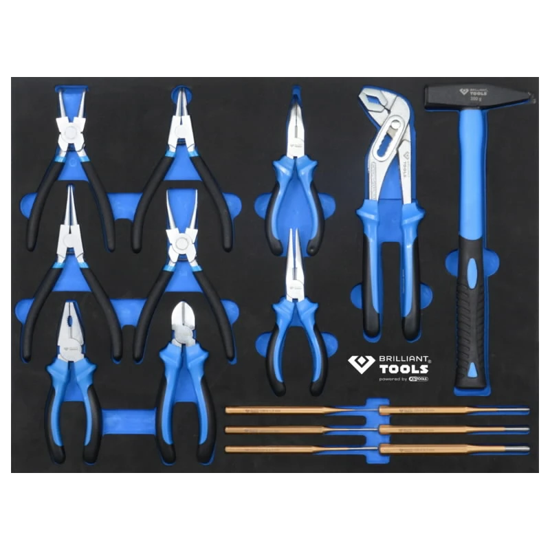 Instrumentu rati ar 7 atviktnēm un 473 premium instrumentiem, Brilliant Tools