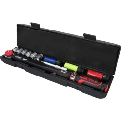 Momentvõtme komplekt ERGOTORQUE, 1-2´´, padrunitega, 20-200N, KS Tools