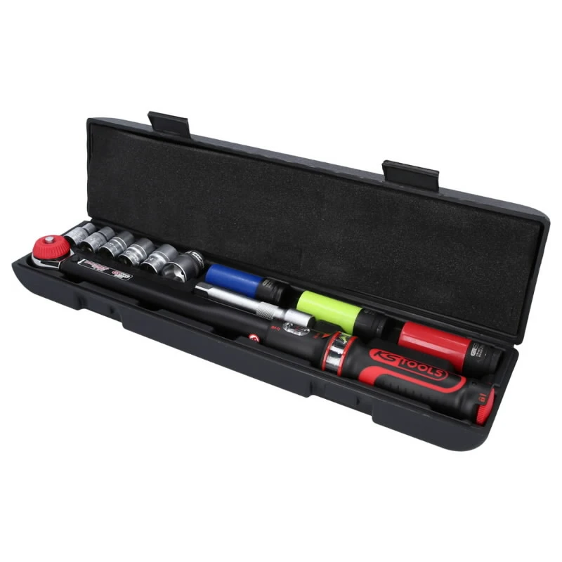 Momentatslēga ERGOTORQUE, 1-2´´, ar muciņām 20-200Nm, KS Tools