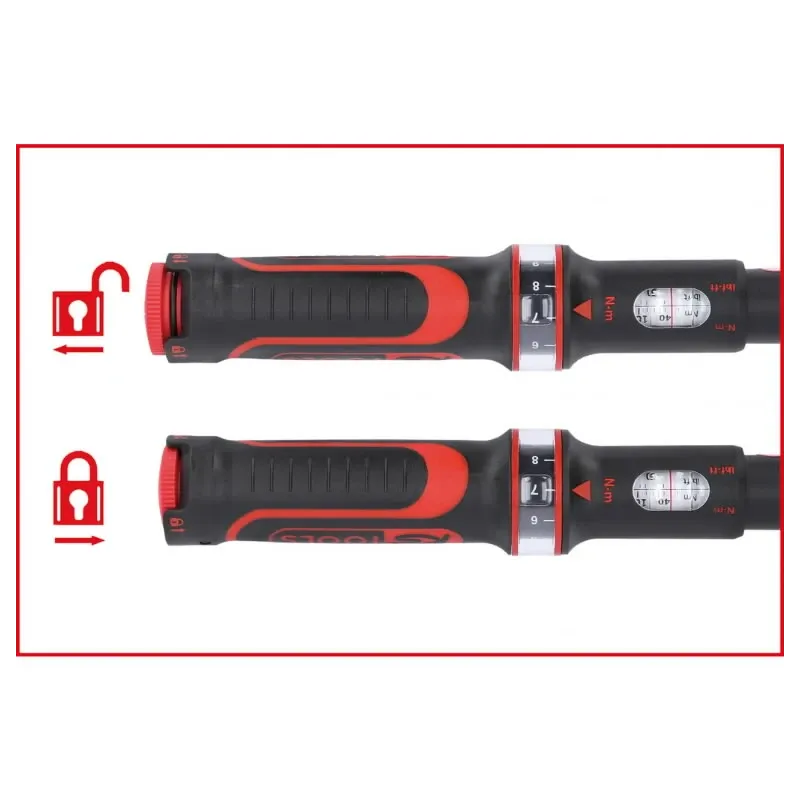 Momentatslēga ERGOTORQUE, 1-2´´, ar muciņām 20-200Nm, KS Tools