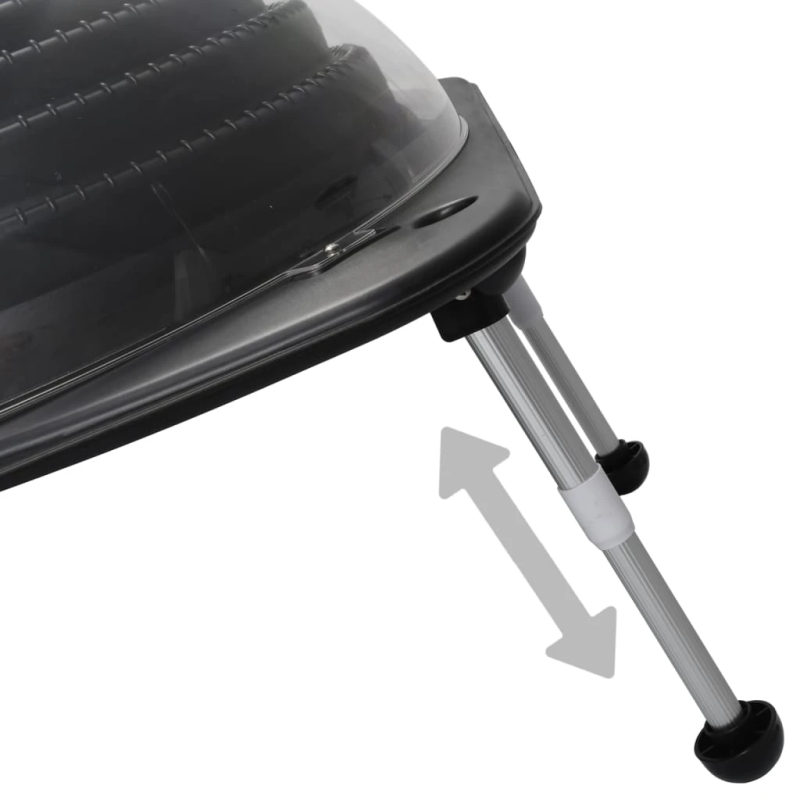 vidaXL solāri baseina sildītāji, 2 gab., 75x75x36 cm, HDPE, alumīnijs