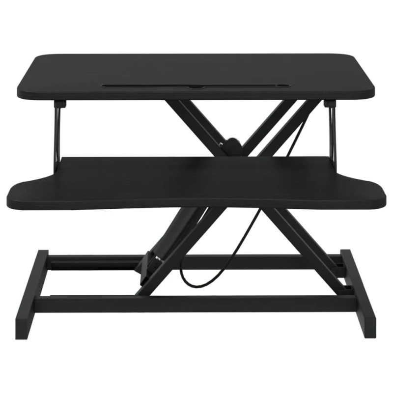 vidaXL datora galds, regulējams, 60x40x,13-41,5, cm, tērauds un koks