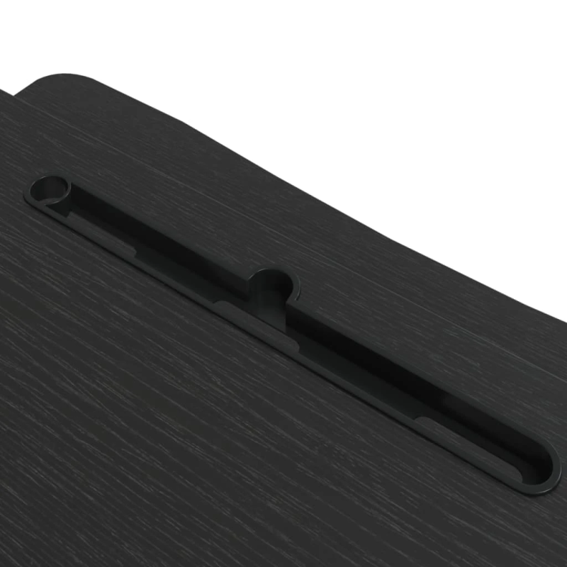 vidaXL datora galds, regulējams, 60x40x,13-41,5, cm, tērauds un koks