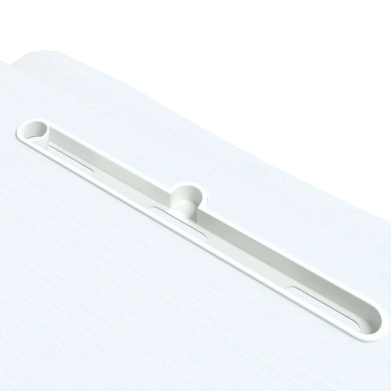 vidaXL datora galds, regulējams, 90x40x,13-50, cm, tērauds un koks