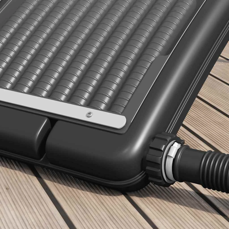 vidaXL saules baseina sildīšanas panelis, izliekts, 72,5x46 cm