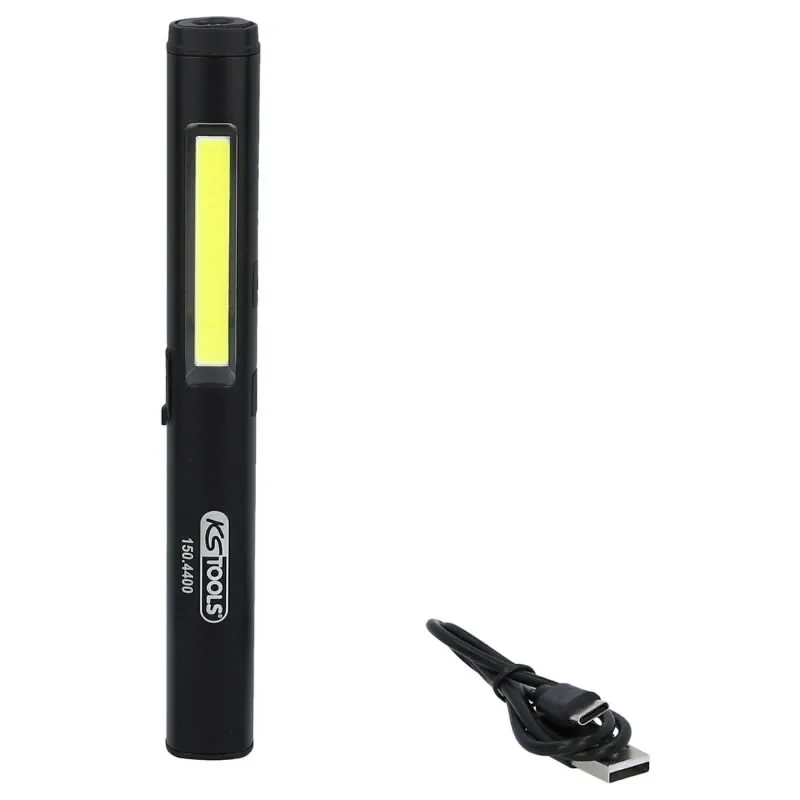 Šviestuvas LED COB su UV-Spot LED ir lazeriniu žymekliu 350 luumen, KS Tools