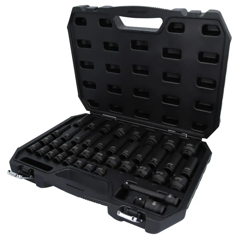 Triecienmuciņu komplekts 1-2´´, garās un īsās, 9-30mm 40pcs, KS Tools