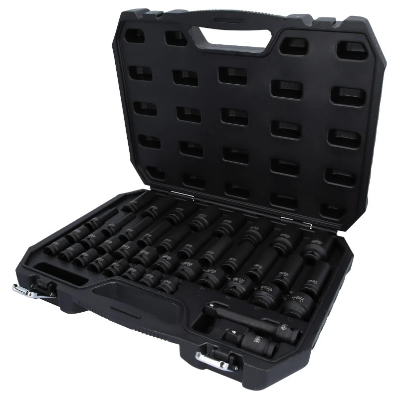 Triecienmuciņu komplekts 1-2´´, garās un īsās, 40gab, 9-30mm, KS Tools