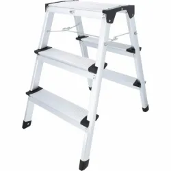 Step ladder, aluminium, 3 steps, 600mm, KS Tools
