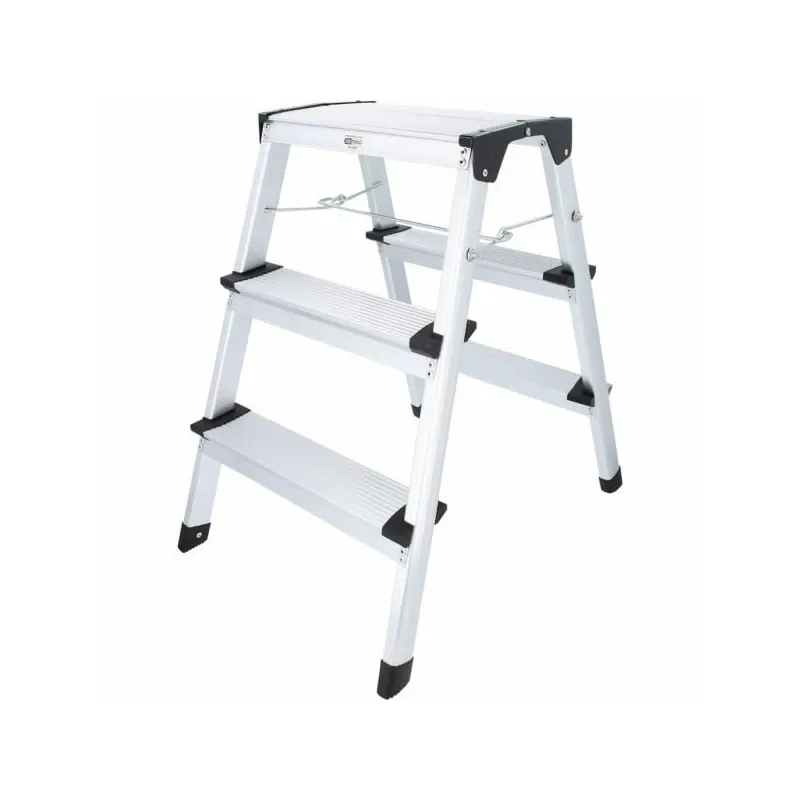 Kāpnes ar platformu, 3 pakāpieni, 600 mm, KS Tools