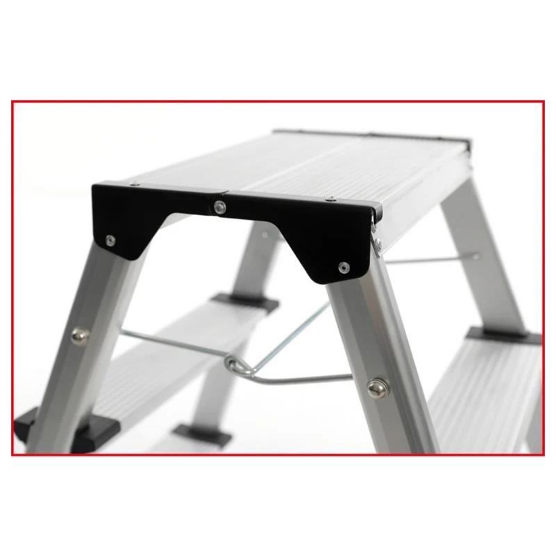 Kāpnes ar platformu, 3 pakāpieni, 600 mm, KS Tools