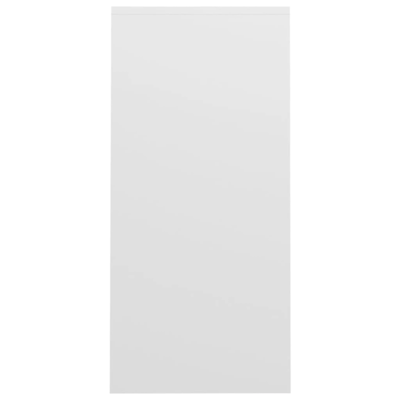 vidaXL rakstāmgalds, 102,5x35x75 cm, inženierijas koks, balts