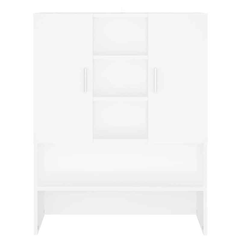 vidaXL veļasmašīnas skapītis, 70,5x25,5x90 cm, balts