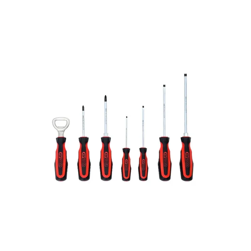 Skrūvgriežu komplekts ,PH1, PH2, Slotted 3, 4, 5,5, 6,5,, KS Tools