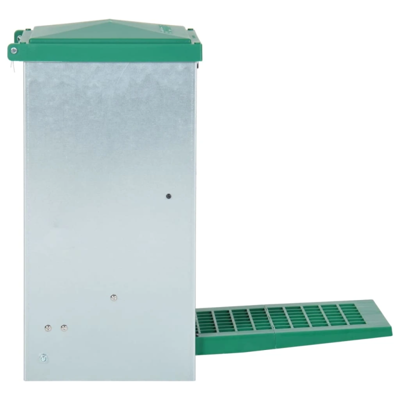 vidaXL automātiska mājputnu barotava ar pedāli, 8 kg