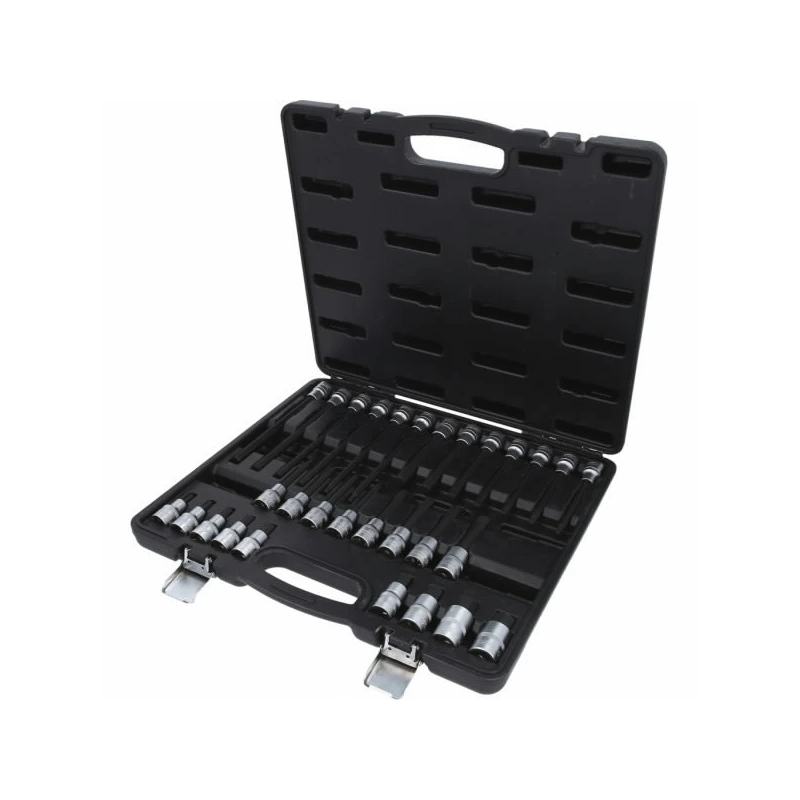 Uzgaļu muciņu 1-2`` komplekts sešstūra skrūvēm, 30 gab., KS Tools