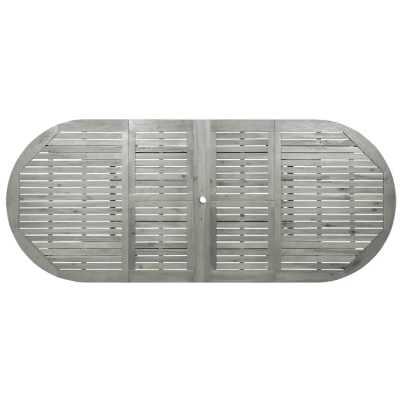 vidaXL dārza galds, ,160-240,x100x75 cm, akācijas masīvkoks