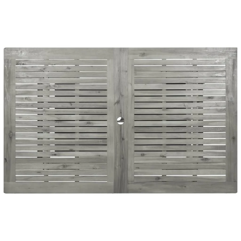 vidaXL dārza galds, ,160-240,x100x75 cm, akācijas masīvkoks