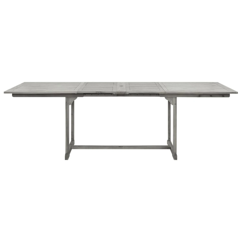 vidaXL dārza galds, ,160-240,x100x75 cm, akācijas masīvkoks