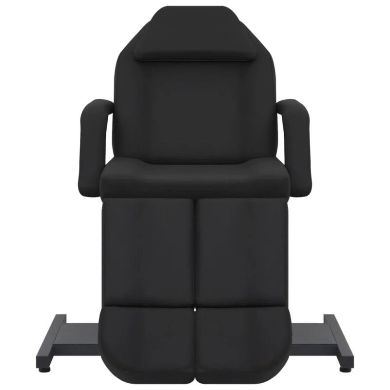 vidaXL procedūru krēsls, mākslīgā āda, melns, 180x62x78 cm