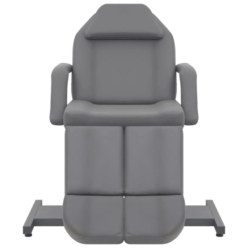 vidaXL procedūru krēsls, mākslīgā āda, pelēks, 180x62x78 cm