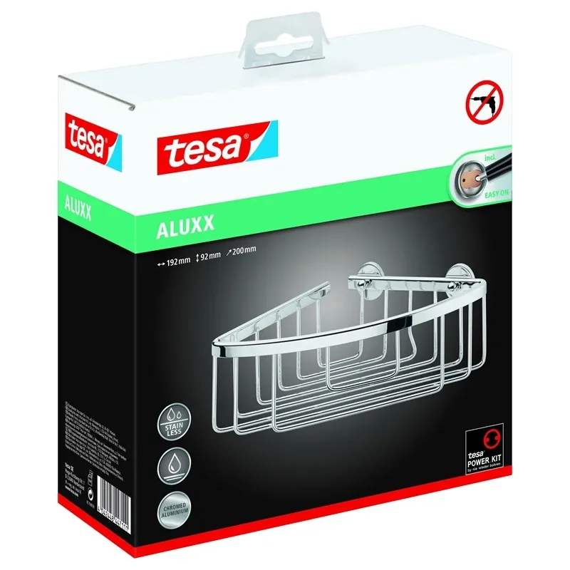 Dušas plaukts Tesa, 20 cm x 9.2 cm x 19.2 cm, hroma