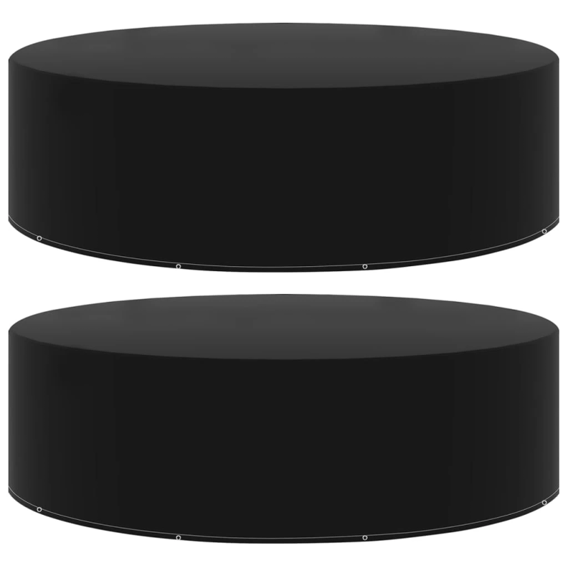 vidaXL dārza mēbeļu pārklāji, 2 gab., 10 gredzeni, 325x90 cm