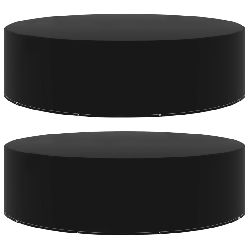 vidaXL dārza mēbeļu pārklāji, 2 gab., 10 gredzeni, 250x90 cm