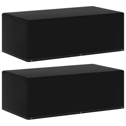 vidaXL dārza mēbeļu un grilu pārklāji, 2 gab., 6 gredzeni, 170x90x60cm