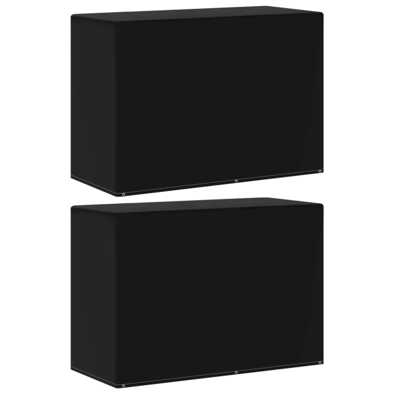 vidaXL dārza mēbeļu un grilu pārklāji, 2 gb., 6 gredzeni, 180x80x125cm