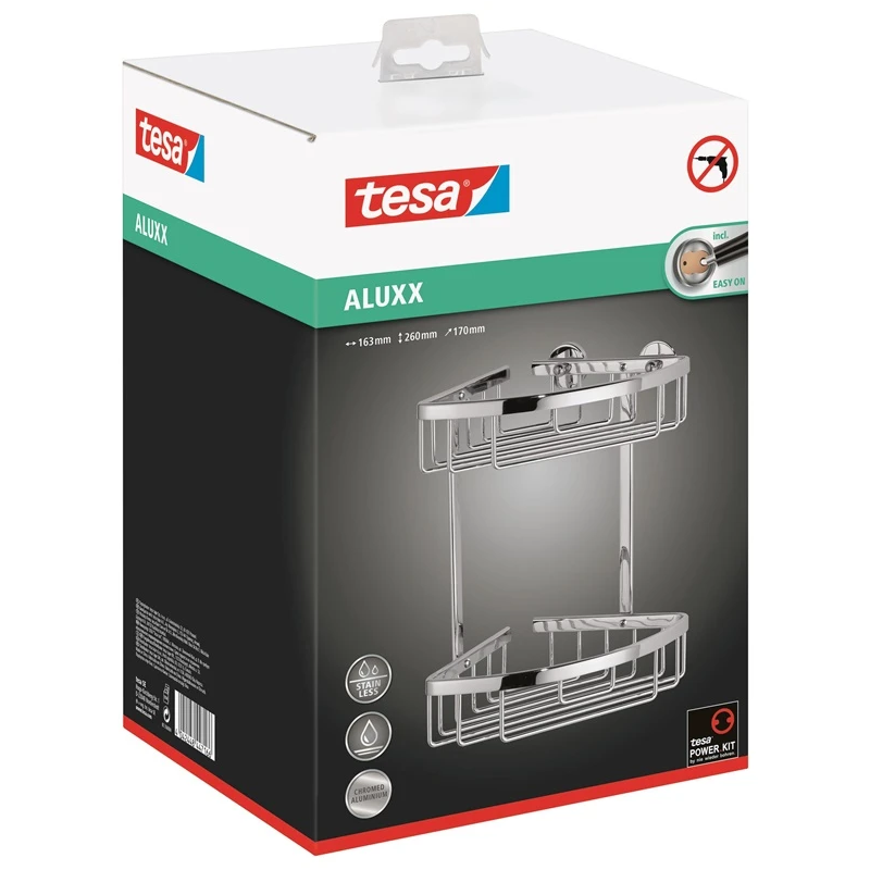 Plauktiņš stūra dušas tesa aluxx40205