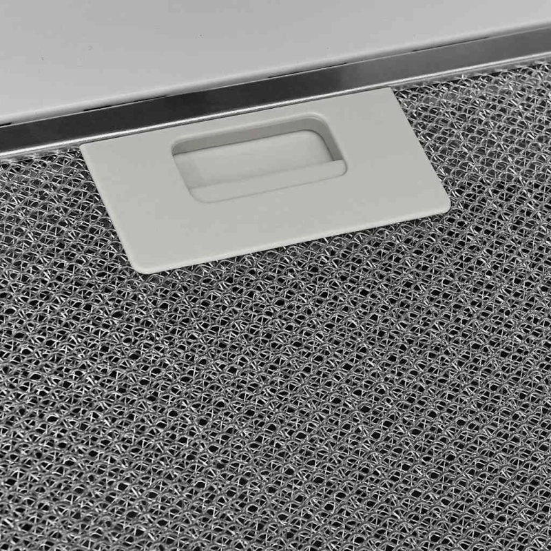 vidaXL tvaika nosūcējs, 60 cm, tērauds, rūdīts stikls, balts