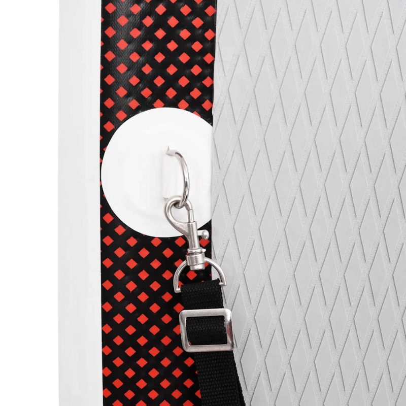 vidaXL piepūšams SUP dēlis, sarkans, 330x76x10 cm