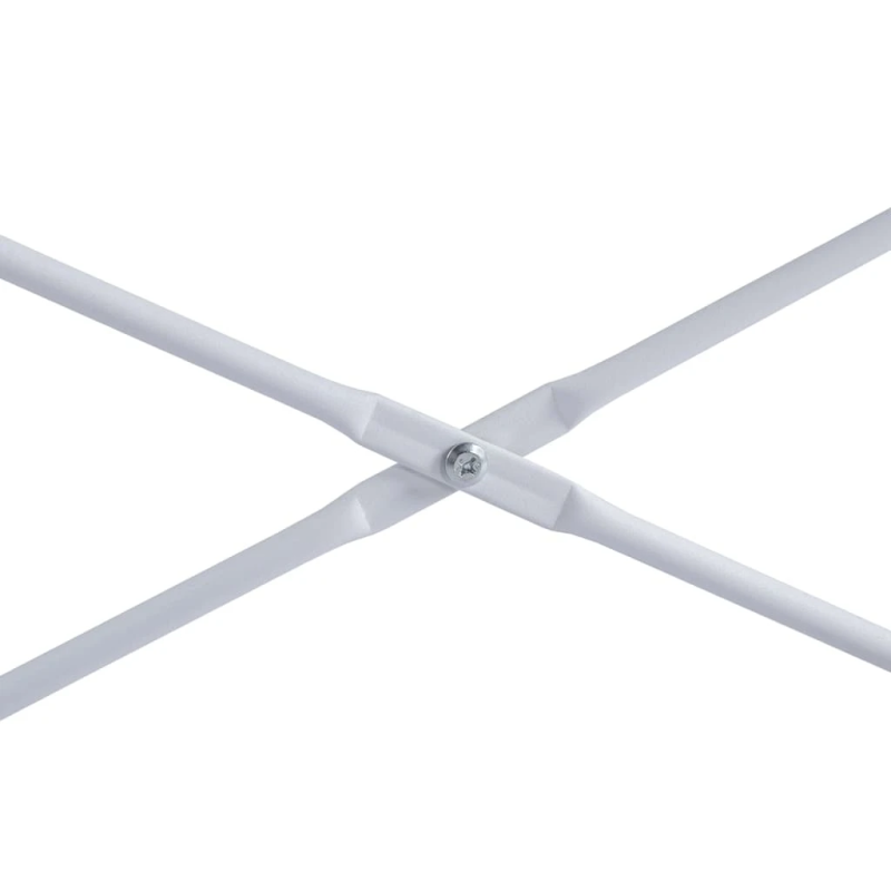 vidaXL datorgalds, balts, 110x60x70 cm, inženierijas koks