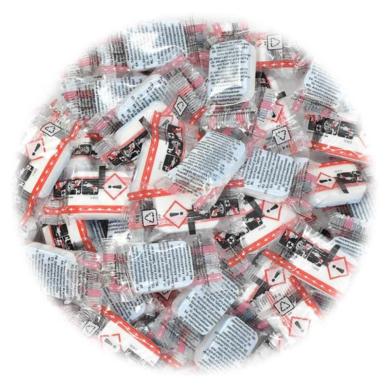 vidaXL veļasmašīnas tabletes, 100 gab., kaļķakmens novēršanai