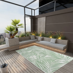 vidaXL āra paklājs, ARAKIL zaļš, 120x180 cm, PP