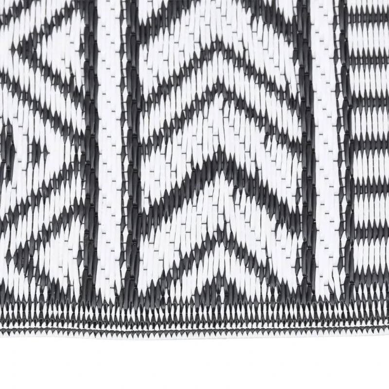 vidaXL āra paklājs, ARAKIL melns, 80x150 cm, PP