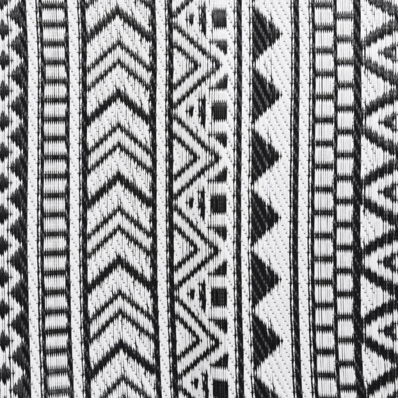 vidaXL āra paklājs, ARAKIL melns, 80x150 cm, PP