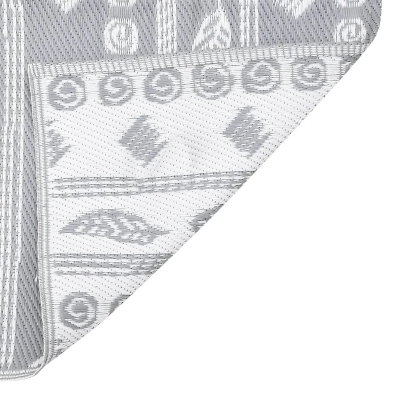 vidaXL āra paklājs, ARAKIL pelēks, 80x150 cm, PP