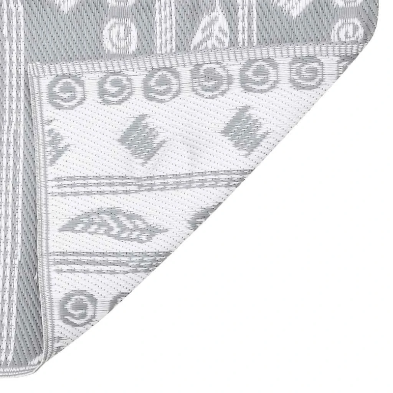 vidaXL āra paklājs, ARAKIL pelēks, 120x180 cm, PP