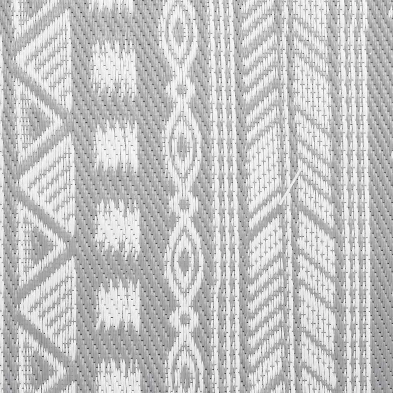 vidaXL āra paklājs, ARAKIL pelēks, 120x180 cm, PP