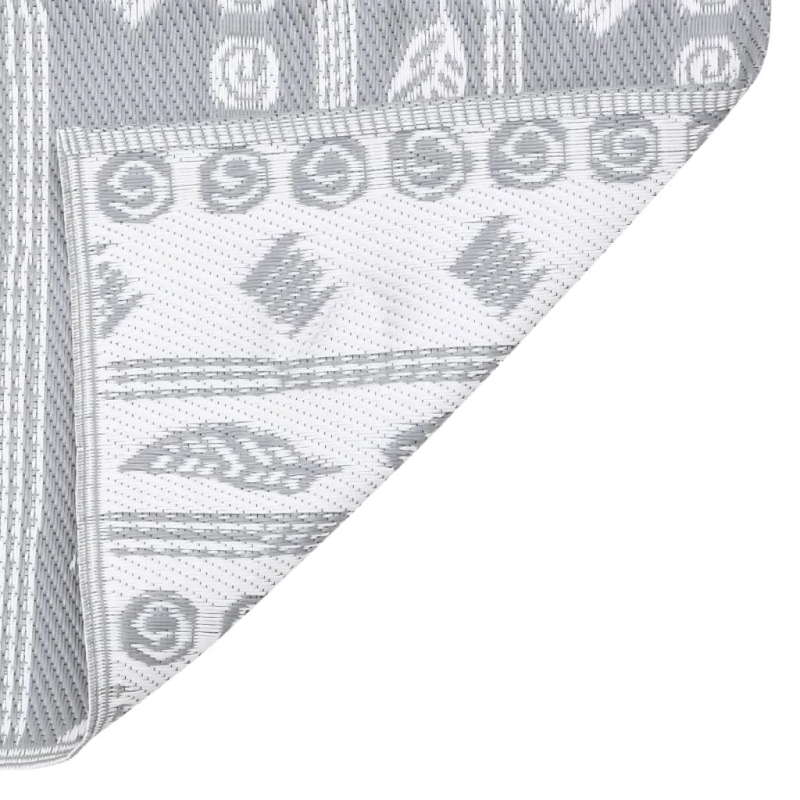 vidaXL āra paklājs, ARAKIL pelēks, 190x290 cm, PP
